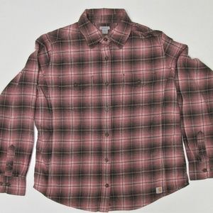 Carhartt Women's Flannel Shirt Size Medium (8-10)